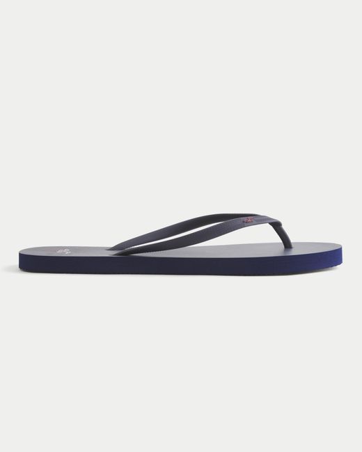 Hollister Blue Flip Flops