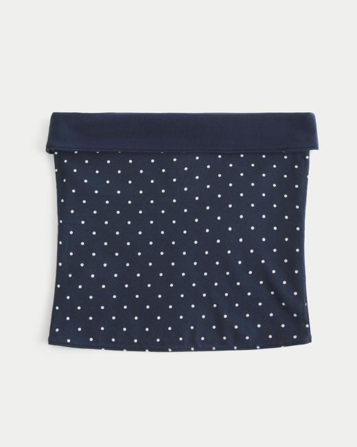 Hollister Blue Taylor Reversible Tube Top