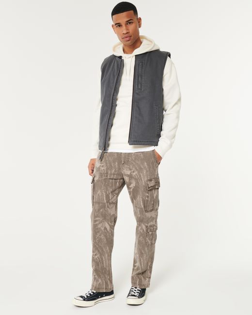 Hollister Natural Straight Heavyweight Cargo Pants for men