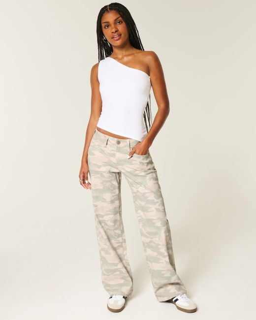 Hollister Natural Low-rise Y2k Camo Baggy Jeans