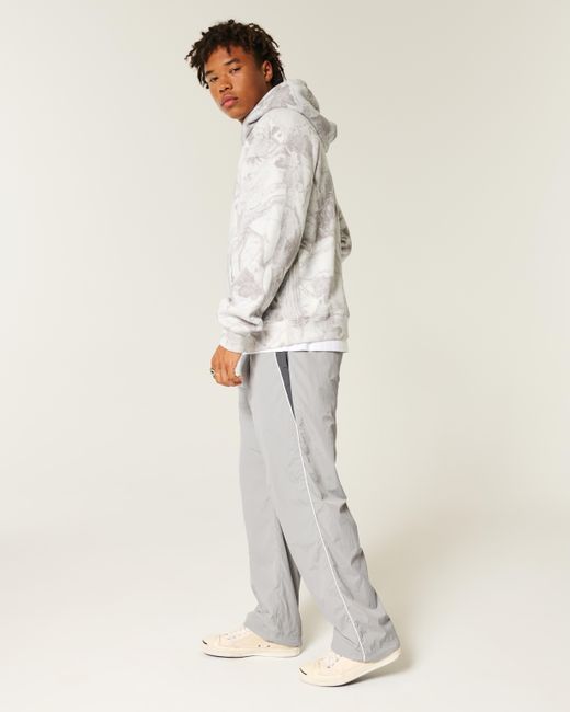 Hollister Gray Baggy Track Pants for men
