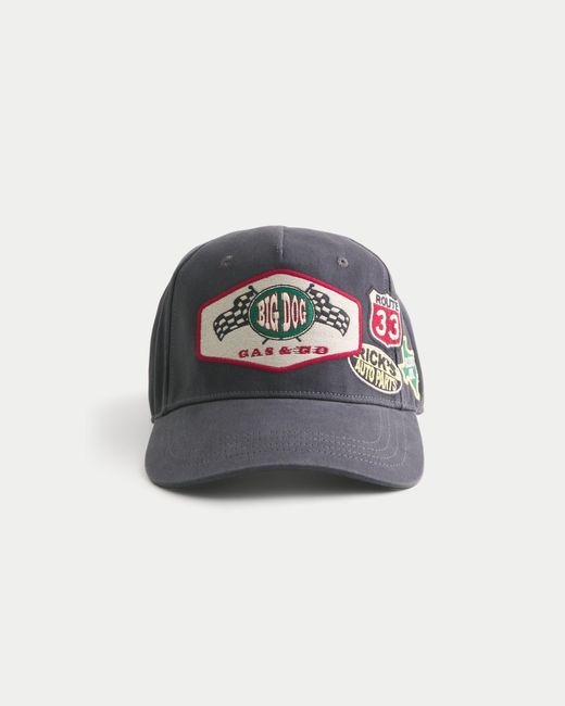 Hollister Multicolor Road Wrangler Graphic Baseball Hat for men