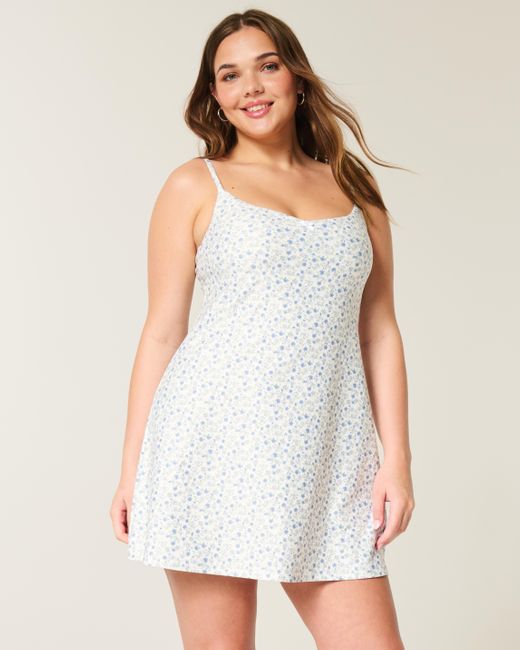 Hollister White Gilly Hicks Active Gameday Dress