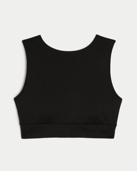 Hollister Black Gilly Hicks Active Strappy Back High-neck Top