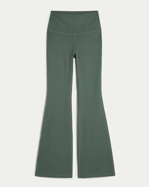 Hollister Green Gilly Hicks Active Recharge High-rise Flare Leggings