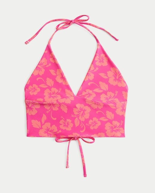 Hollister Pink Reversible Tankini