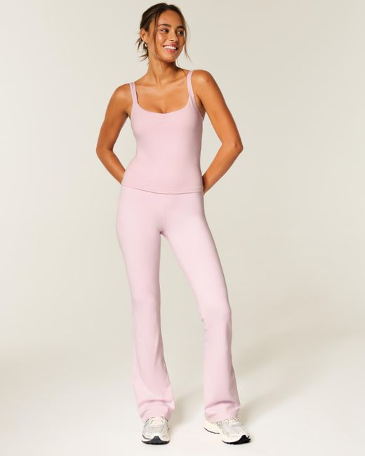 Hollister Pink Gilly Hicks Active Recharge Bootcut Leggings