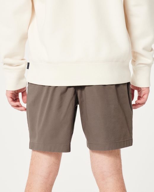 Hollister Jogger-Shorts aus Twill, 7" in Gray für Herren