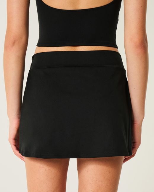 Hollister Black Gilly Hicks Active Recharge Skortie in A-Linie