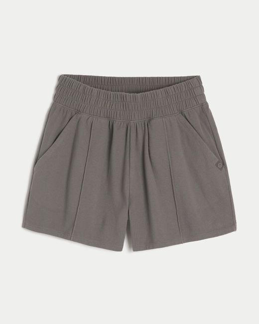Hollister Gray Gilly Hicks Active Cotton Blend Shorts