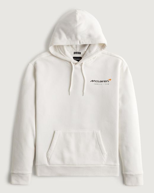 Hollister Natural Relaxed Mclaren Graphic Hoodie for men