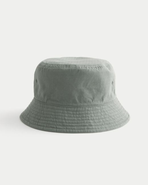 Hollister Green Reversible Bucket Hat for men