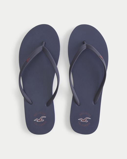 Hollister Blue Flip Flops