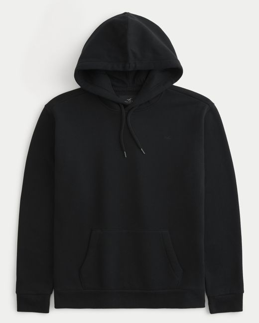 Hollister Black Icon Hoodie for men