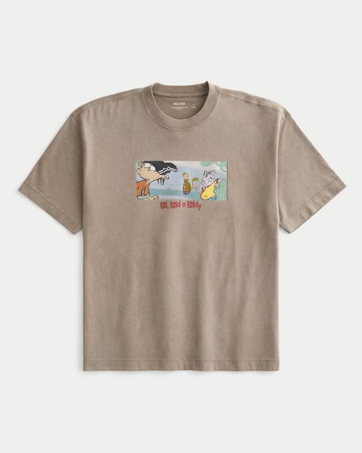 Hollister Natural Boxy Heavyweight Ed, Edd N Eddy Graphic Tee for men