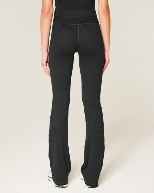 Hollister Black Gilly Hicks Active Recharge Tie-waist Boot Leggings