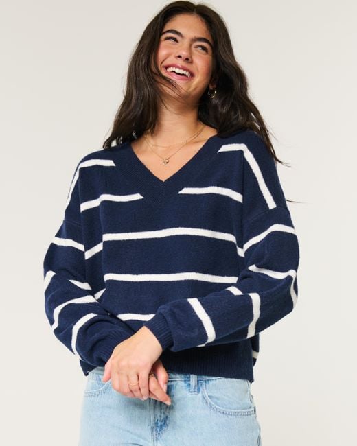 Hollister trui v hals sale