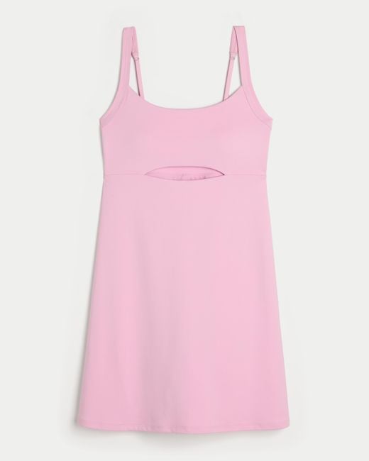 Hollister Pink Gilly Hicks Active Recharge A-line Cutout Dress