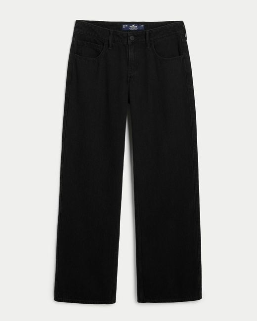 Hollister Low-rise Black Vintage Baggy Jeans