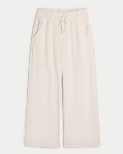 Hollister Natural Gilly Hicks Waffle Wide-leg Pants