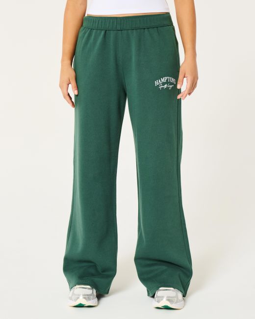 Hollister Hamptons Sports League Graphic Wide-leg Sweatpants in