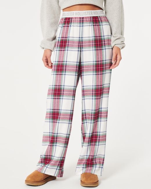 Red hollister pants online