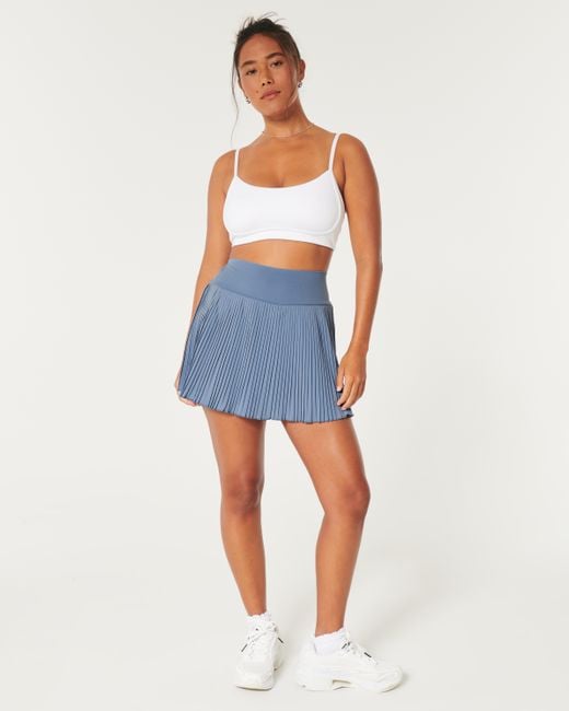 Hollister Blue Gilly Hicks Active Pleated Skortie
