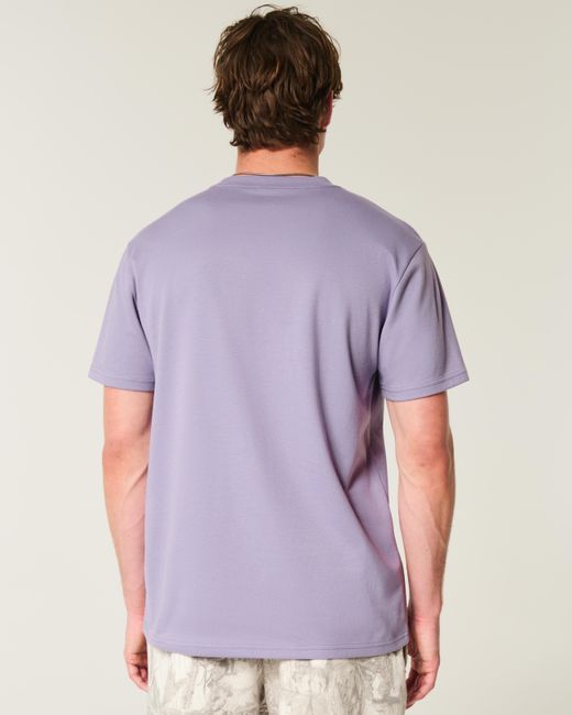 Hollister Lässiges Cooling-Tee in Purple für Herren