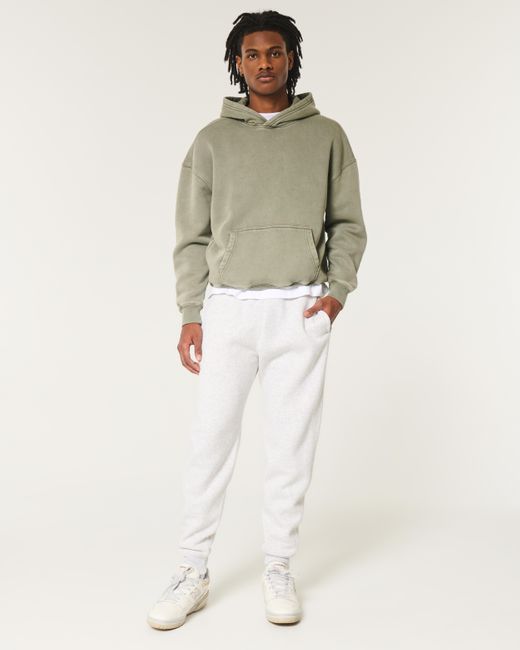 Hollister Hollister Wohlfühl-Jogger aus Fleece in White für Herren