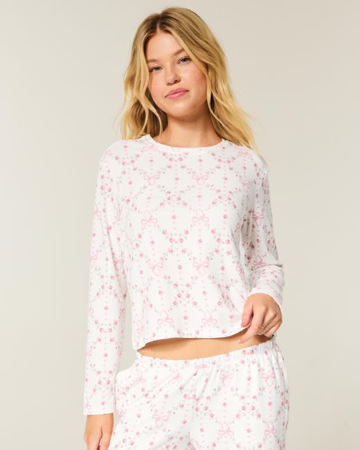 Hollister White Always Cozy Long-sleeve Top