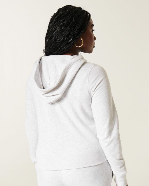 Hollister Blue Easy V-neck Hoodie