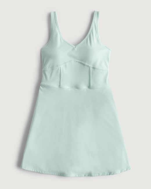 Hollister Green Gilly Hicks Active Energize Active Scoop Dress