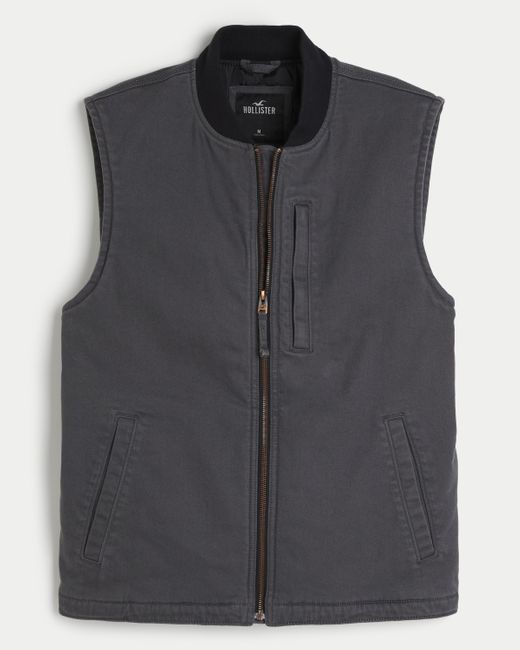 Hollister Black Workwear Vest for men