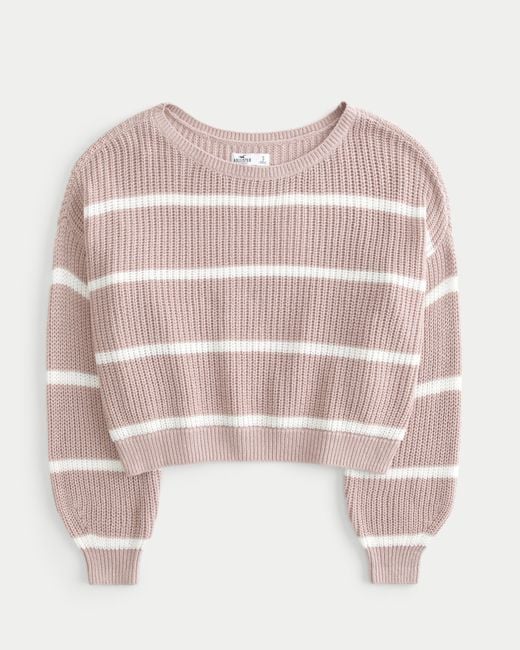 Hollister Pink Easy Crew Sweater