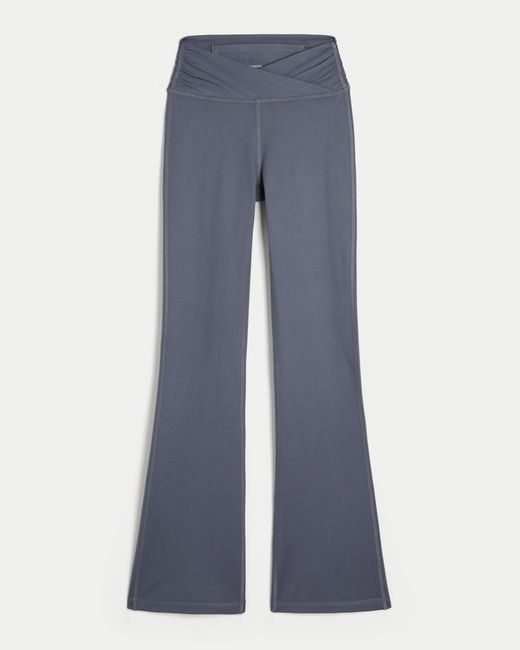 Hollister Blue Gilly Hicks Active Recharge Wrap Waist Bootcut Leggings