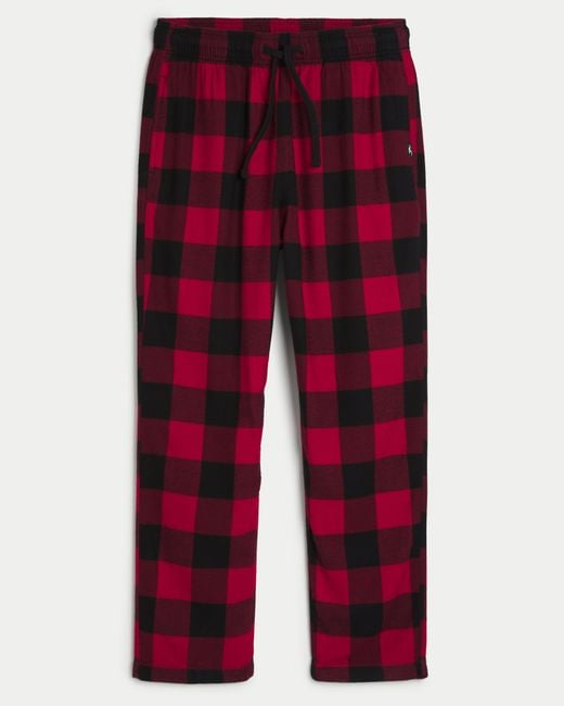 Hollister Pyjamahose für den ganzen Tag in Red für Herren