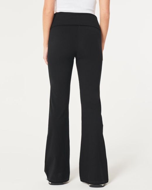 High rise fleece leggings hollister discount