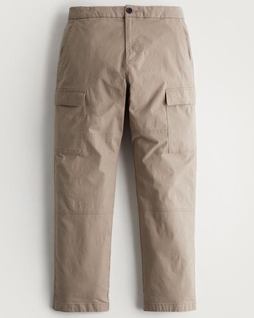 Hollister Baggy Cargo Pants in Khaki (Green) for Men Lyst UK