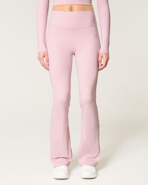 Hollister Pink Gilly Hicks Active Recharge Flare Leggings