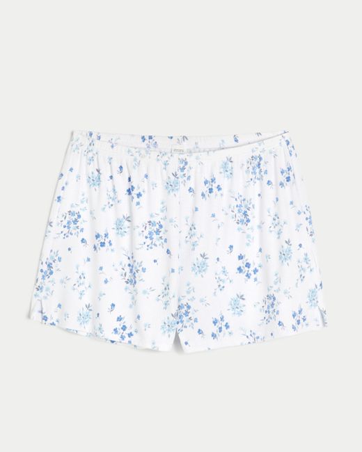 Hollister Blue Gilly Hicks Ribbed Shorts