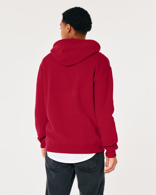 Hollister Red Icon Hoodie for men