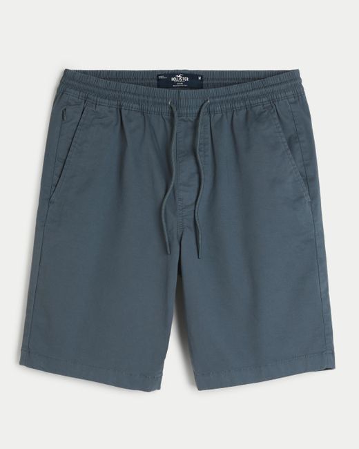 Hollister Pull-On Shorts aus Twill in Blue für Herren