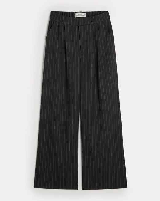 Hollister Black Hollister Livvy Ultra High-rise Wide-leg Pants