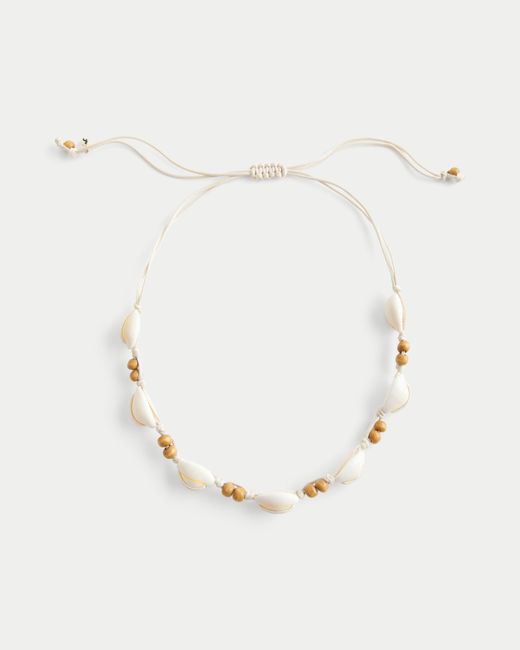 Hollister Natural Puka Necklace
