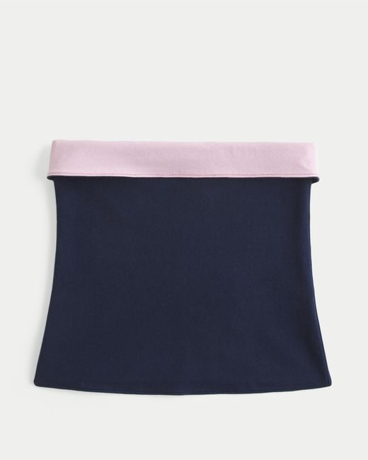 Hollister Blue Taylor Reversible Tube Top