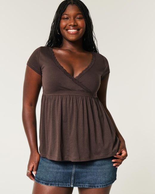 how to tie hollister wrap top