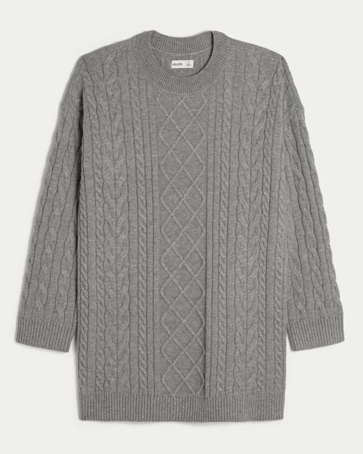 hollister grey sweater dress Gray Hollister sweater dress perfect for fall. Both