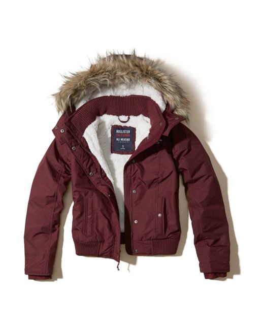 Hollister all best sale weather jacket stretch