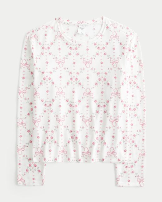 Hollister White Always Cozy Long-sleeve Top