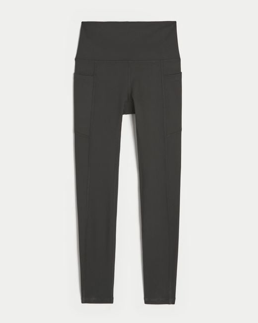 Hollister Gray Gilly Hicks Active Recharge Pocket Leggings